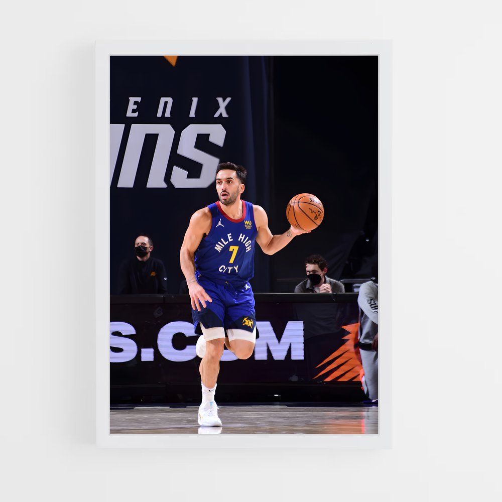 Poster Facundo campazzo amateur – affiche Basketball (vue 3)